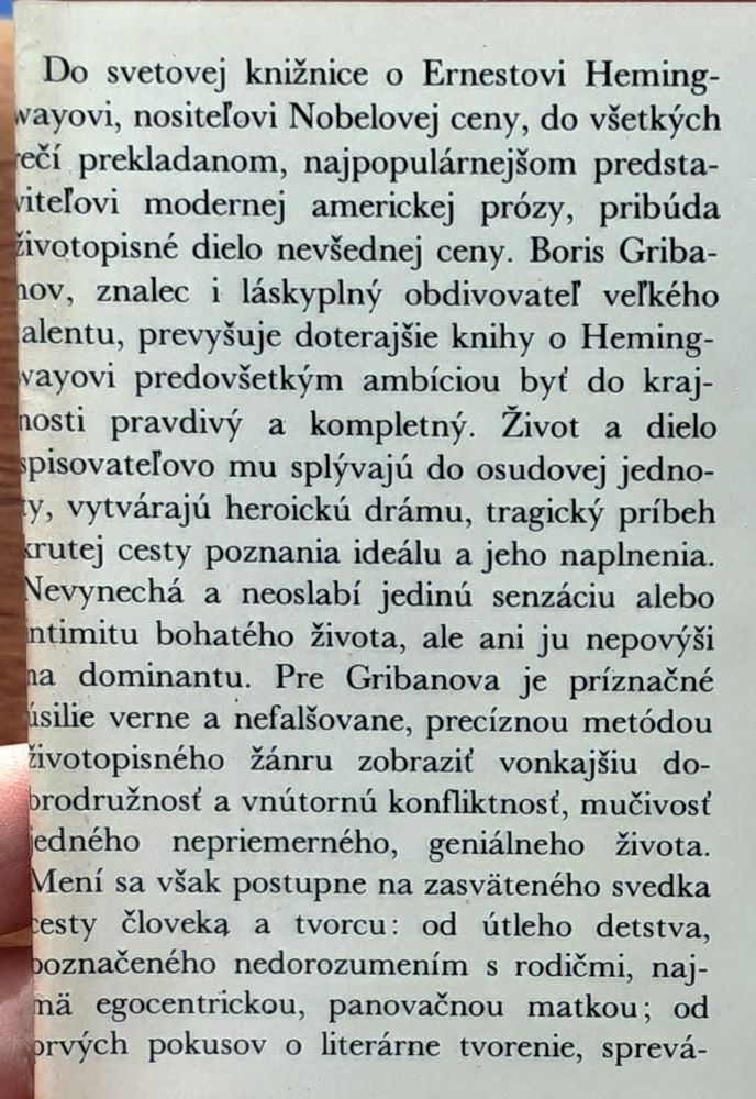 Hemingway / Postavy a osudy