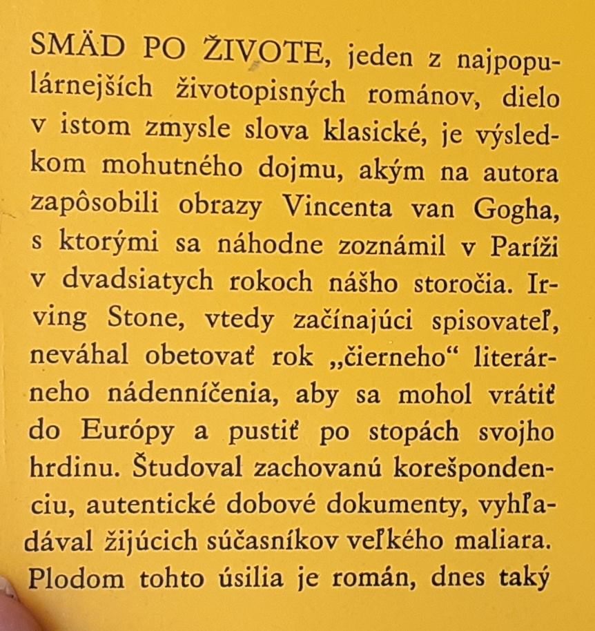 Smäd po živote / Vincent van Gogh