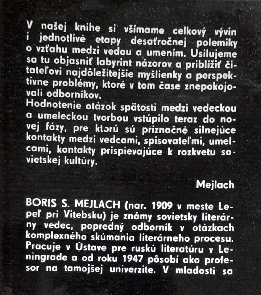 Medzi vedou a umením