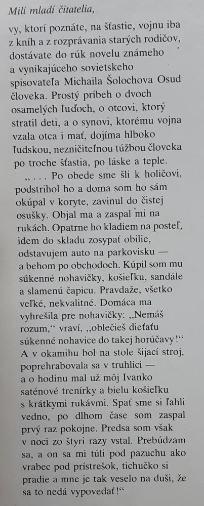 Osud človeka