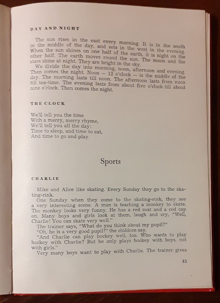 Angličtina 1., Čítanka pro základní devítileté školy s rozšířeným vyučováním jazykú