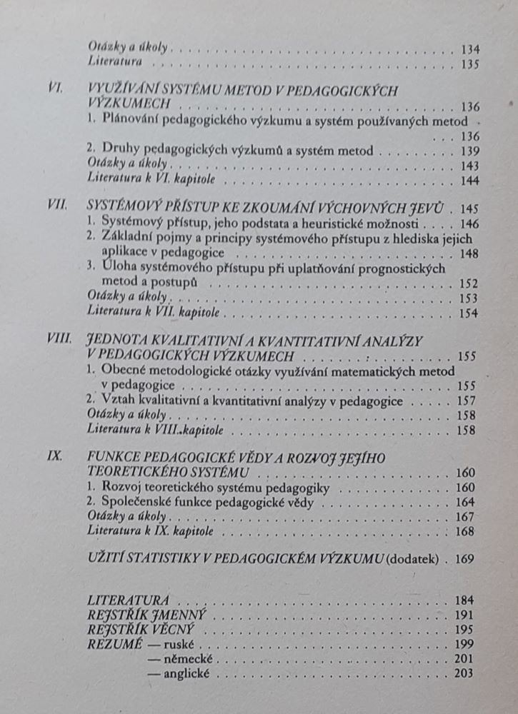Úvod do metodologie a metod pedagogického výzkumu