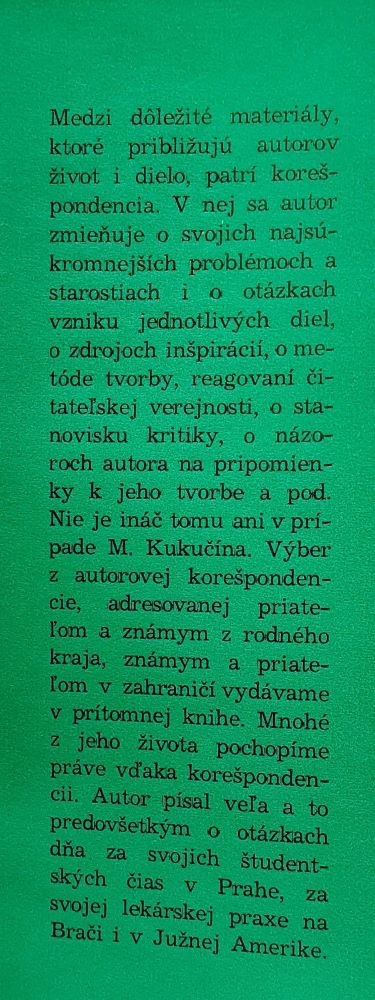 Listy priateľom a známym / Dielo XXI