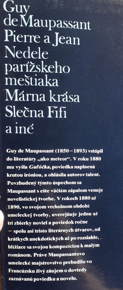 Guy de Maupassant / Zlatý fond II.