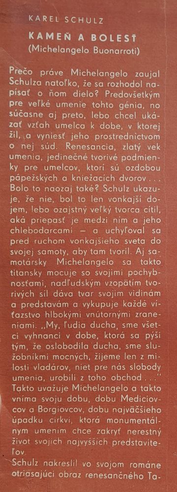Kameň a bolesť / Michelangelo Buonarroti