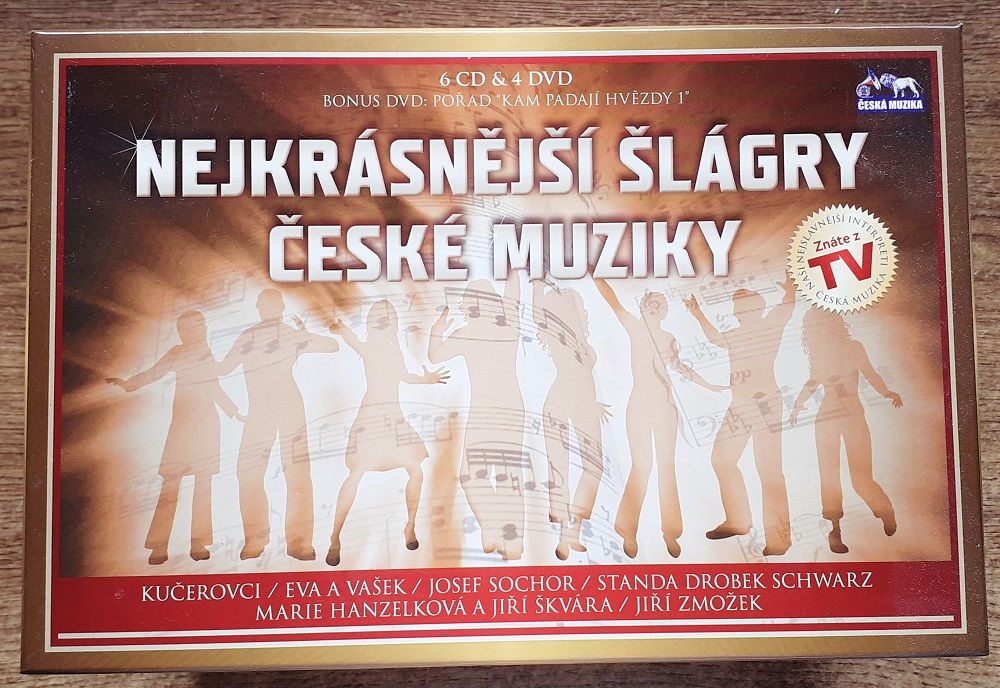 Nejkrásnější šlágry české muziky - 6 CD + 4 DVD / Kam padají hvězdy - DVD