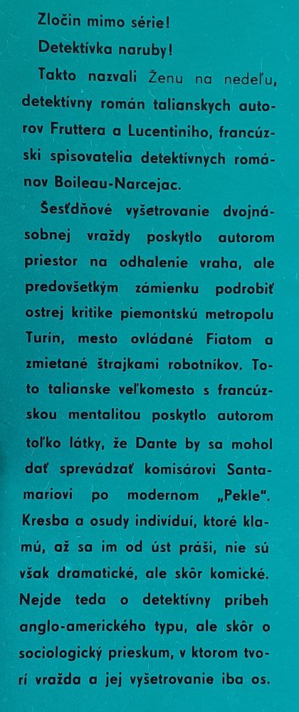 Žena na nedeľu (detektívky)
