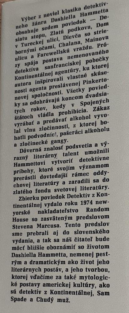 Detektív z Kontinentálnej