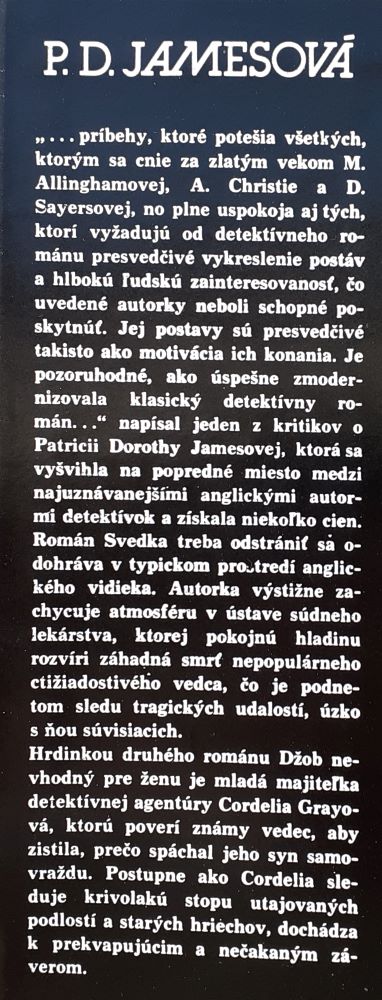 Svedka treba odstrániť / Džob nevhodný pre ženu