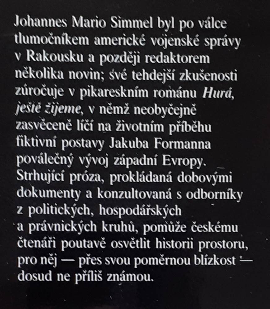 Hurá, ještě žijeme