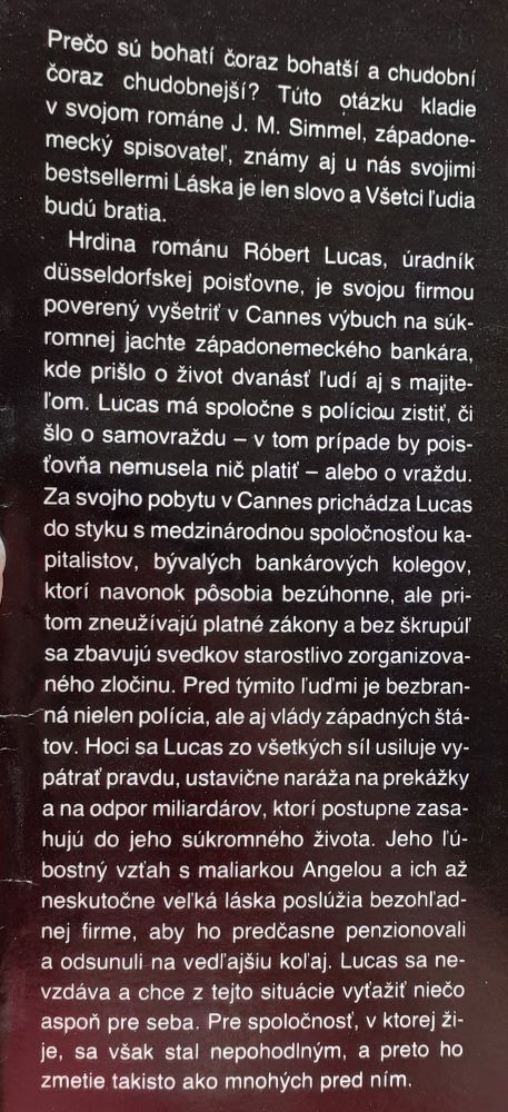 Len vietor vie odpoveď