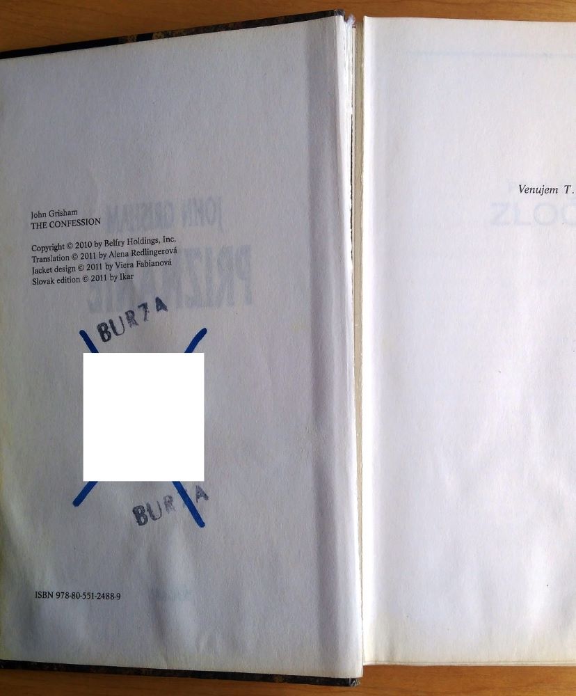 Priznanie / John Grisham