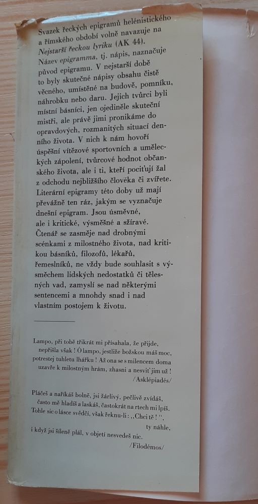 Obrázky z řeckého života (grécky život) / Antická knihovna