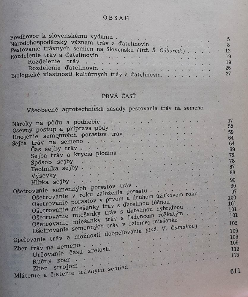 Praktické travinárstvo a ďatelinovinárstvo