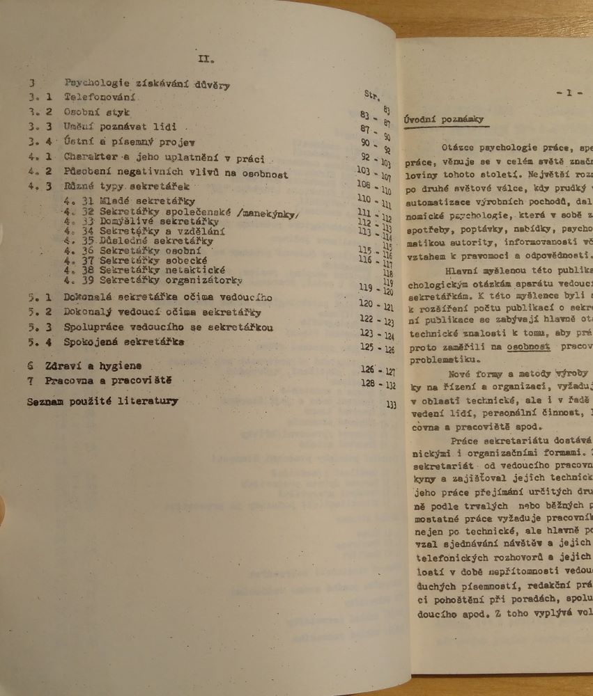 Psychologie v aparátu vedoucího v teorii a praxi