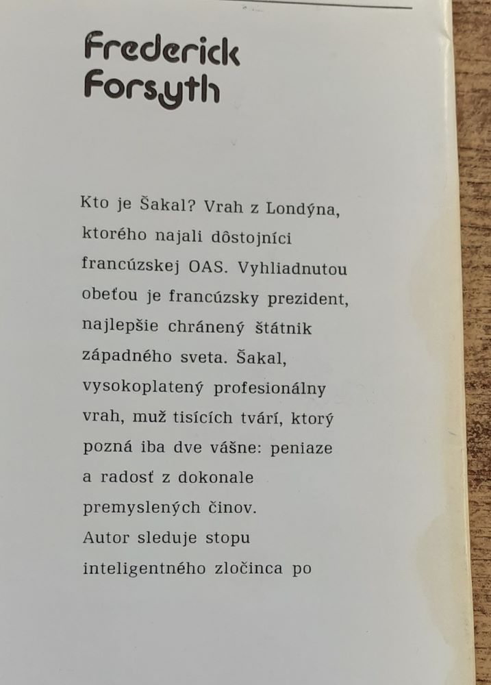 Šakal / Edícia Labyrint