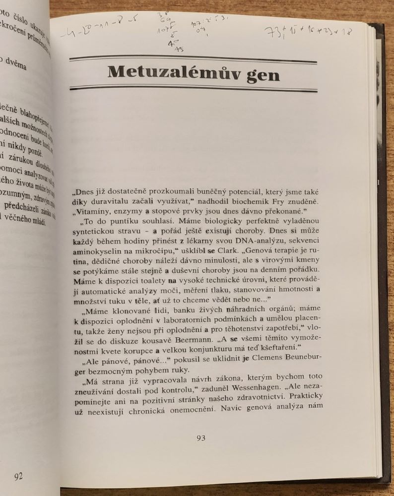 Metuzalémská formule / Klíč k věčné mladosti
