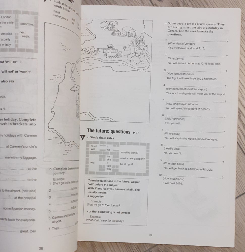 New hotline,  Elementary students book a workbook