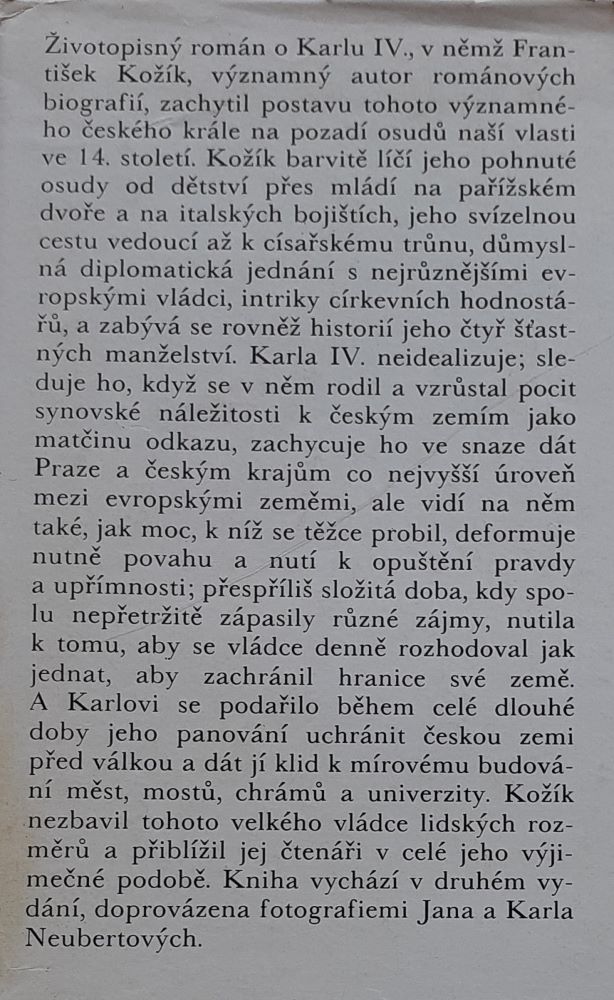 Kronika života a vlády Karla IV. / Krále českého a císaře římskeho