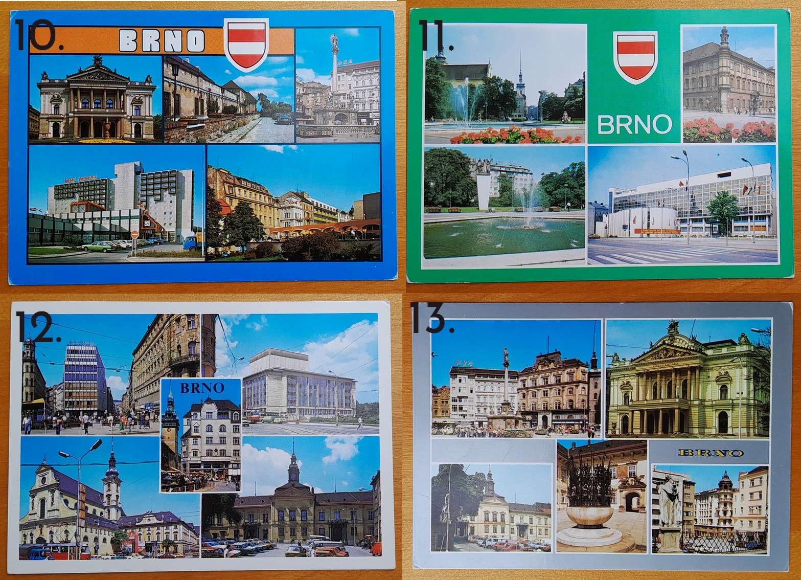 Brno - pohľadnice