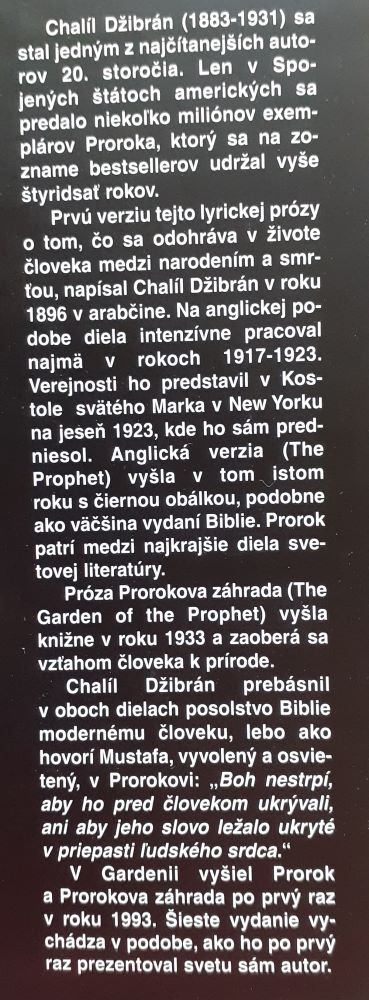 Prorok / Prorokova záhrada