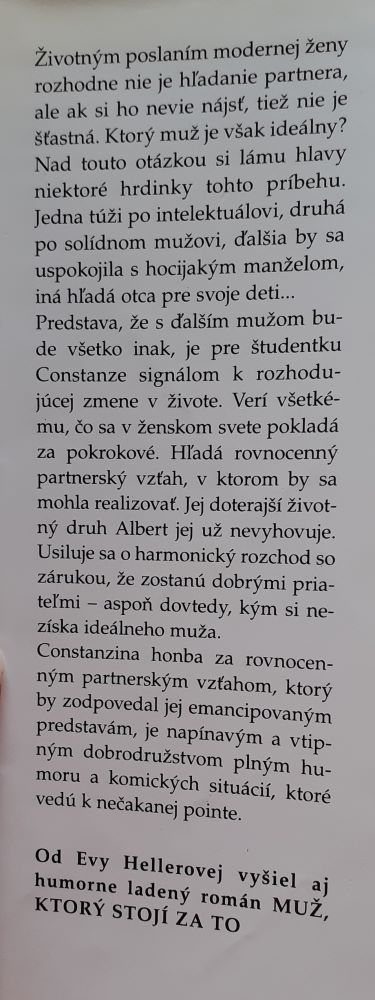 S ďalším mužom bude všetko inak