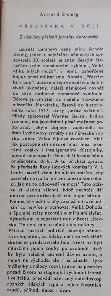 Přestávka v boji