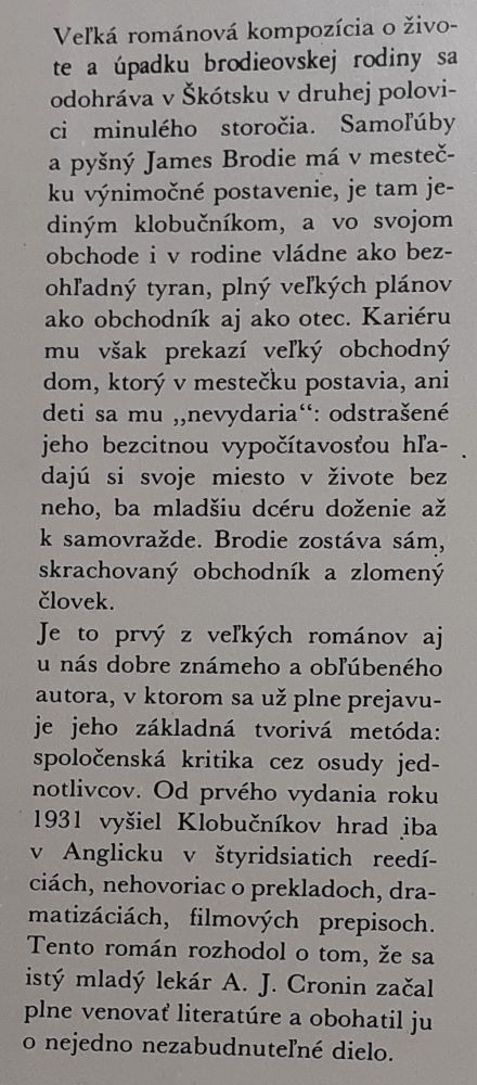 Klobučníkov hrad / SPKK