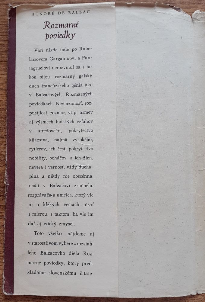 Rozmarné poviedky / Balzac