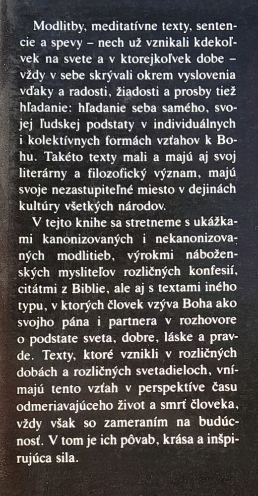 Modlitby, meditácie a spevy sveta