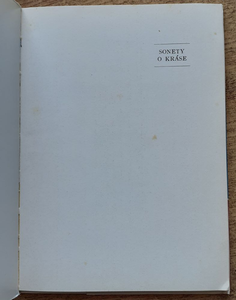 Sonety o kráse / Séria Lýra 25