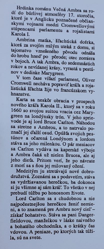 Večná Ambra I. II.