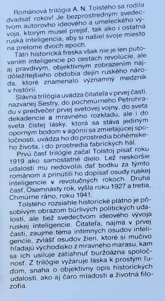 Krížová cesta 1. 2. 3. (Alexej N. Tolstoj)