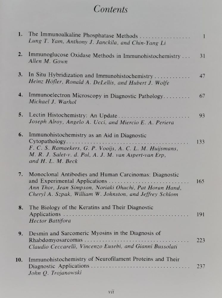 Advances in Immunohistochemistry