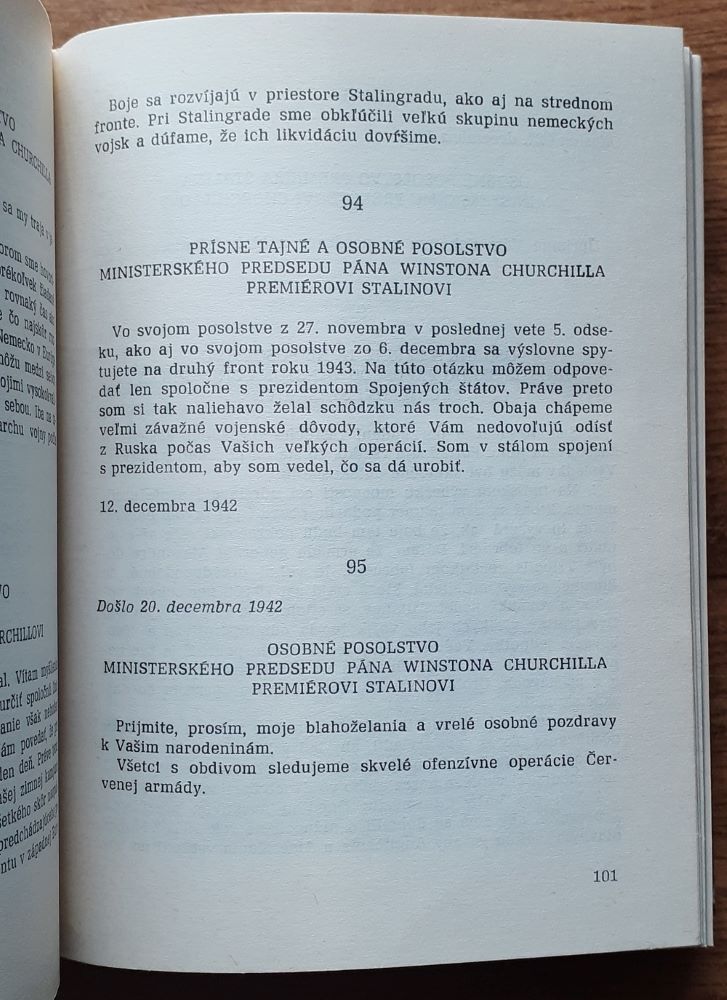 Korešpondencia predsedu Rady ministrov ZSSR s prezidentmi USA a ministerskými predsedami Ceľkej Británie za Veľkej vlasteneckej vojny 1941-1945