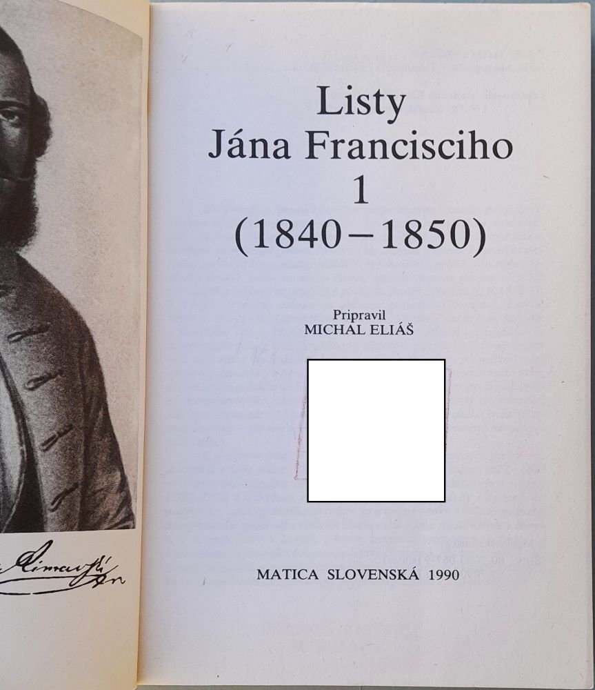 Listy Jána Francisciho 1.