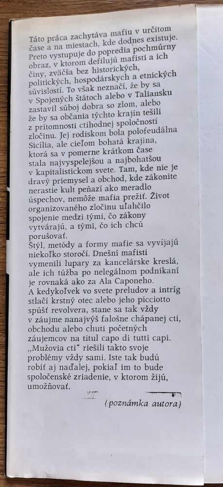 Až do posledného krstného otca / Portréty veľkých mafiánov