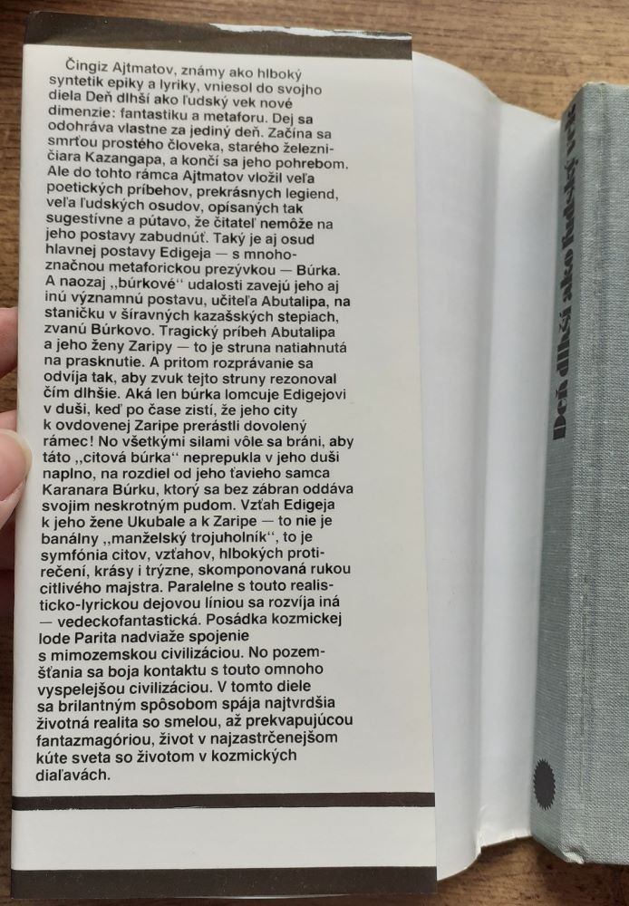 Deň dlhší ako ľudský vek / Stanička Búrkovo / Edícia LUK