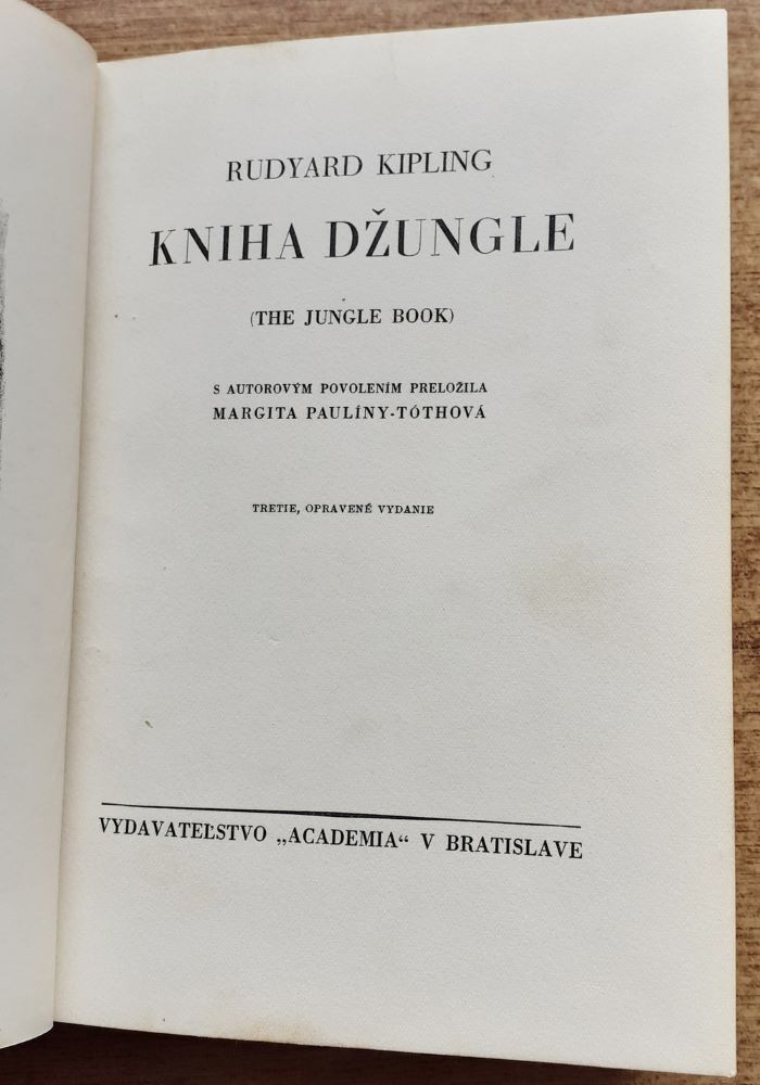 Kniha džungle / 3. vydanie
