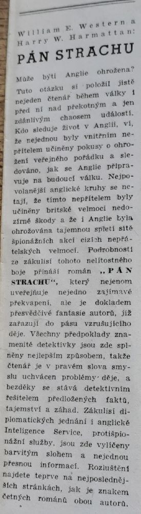 Pán strachu / Dobré detektivní dobrodružné romány