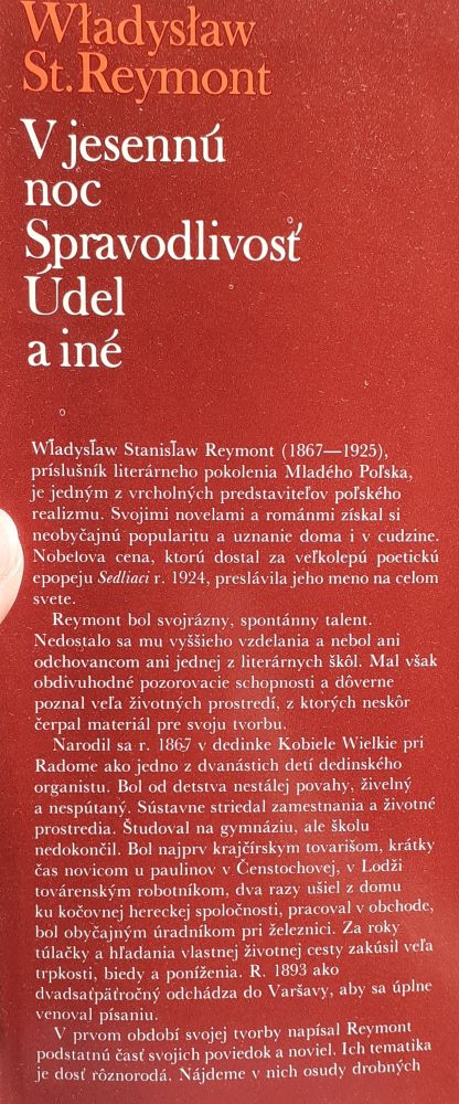 Zlatý fond I. / Wladyslaw St. Reymont