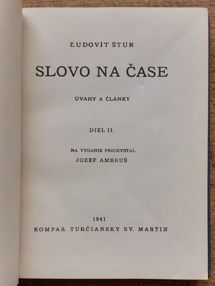 Slovo na čase 1. 2. / Úvahy a články