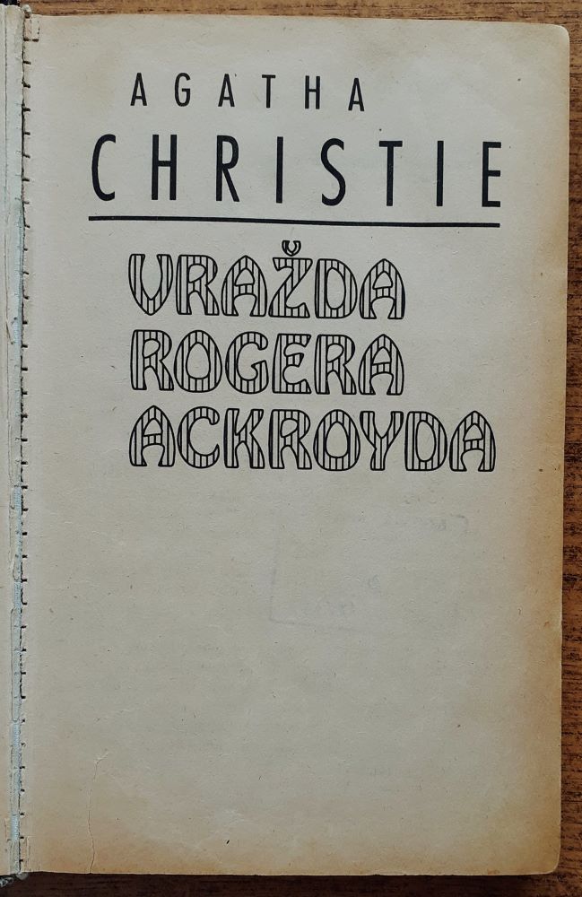 Vražda Rogera Ackroyda