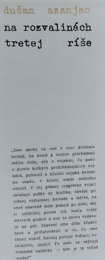 Na rozvalinách tretej ríše / Edícia Memoáre
