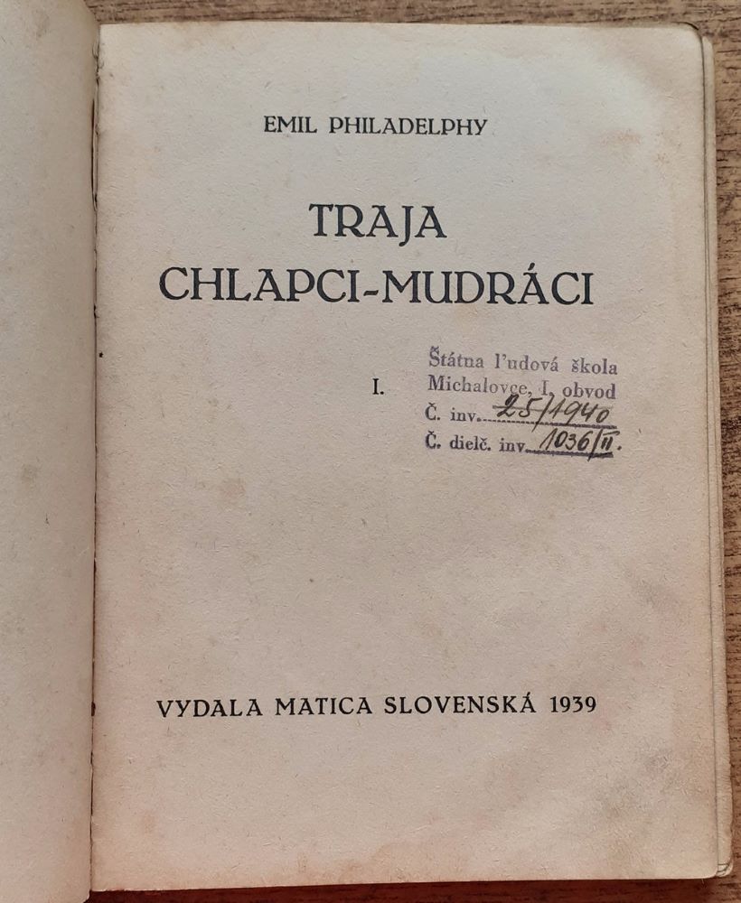 Traja chlapci mudráci / 1. diel / Dobré slovo