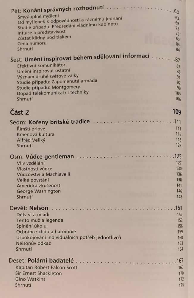 Leadership / Učte se od velkých vúdcú