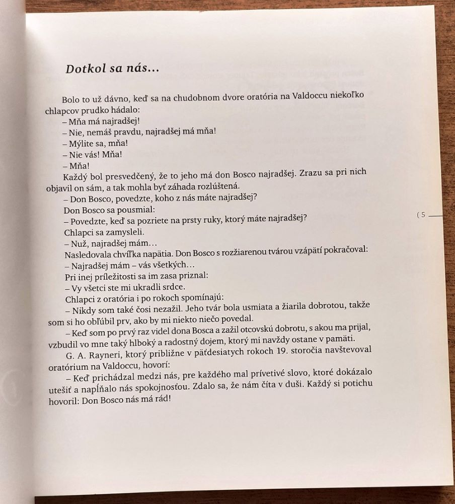 Dotkol sa nás / Don Bosco medzi nami