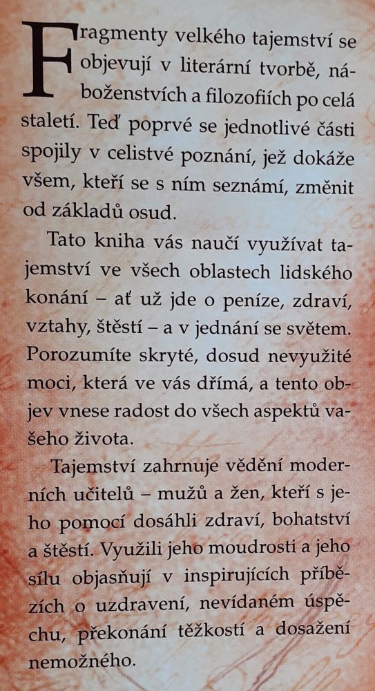The secret / Séria secret / Tajemství