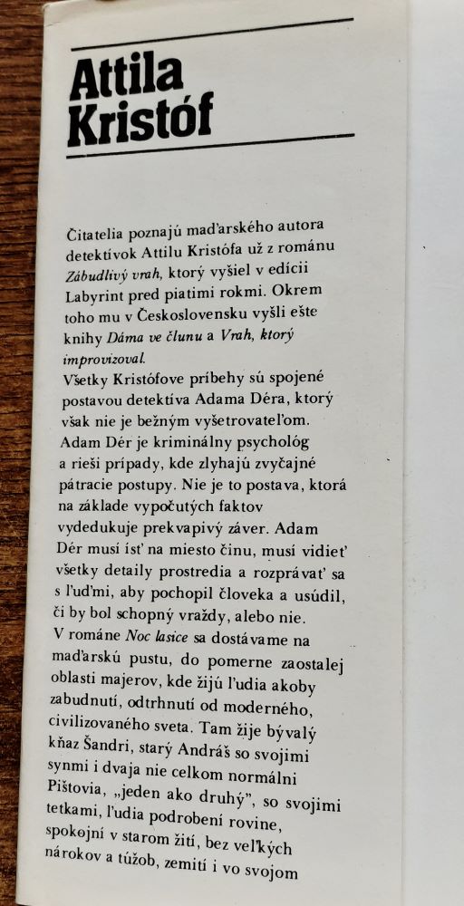 Noc lasice / Labyrint