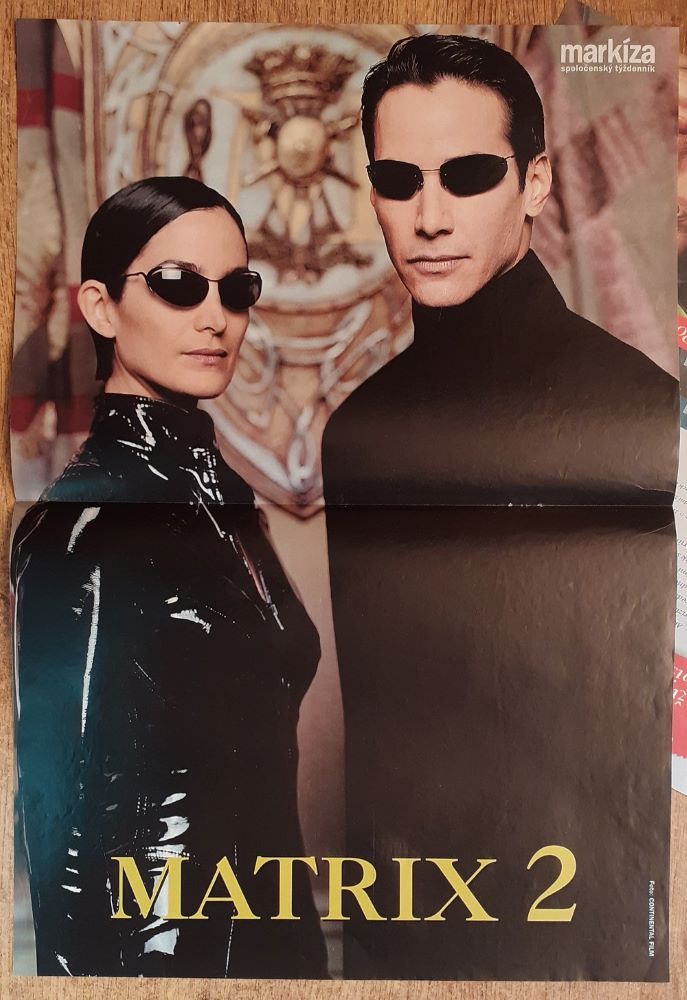 Matrix / Plagát / Novinový papier / 4 ks
